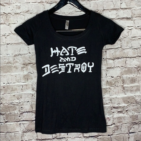 Hate And Destroy tee shirt - Picture 1 of 4
